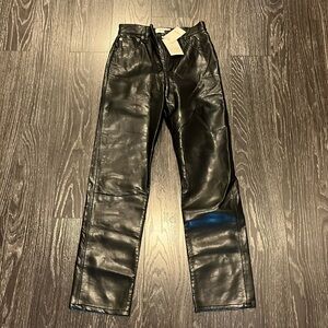 Agolde 90s Pinch Waist Recycled Leather